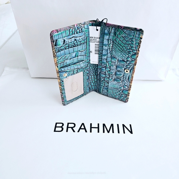 NWT Brahmin MULTI ESPLANADE Ady Wallet - Picture 3 of 12